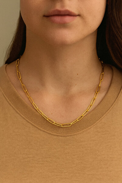 Ka Art Gallery Kadın çelik kolye. Kararma yapmaz. Tüm kombinler için uygun. 40 cm+5 cm