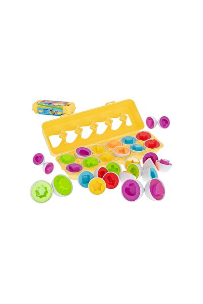 Three top online Sortator de puzzle-uri educative, potrivește forme de ouă, 12 buc.
