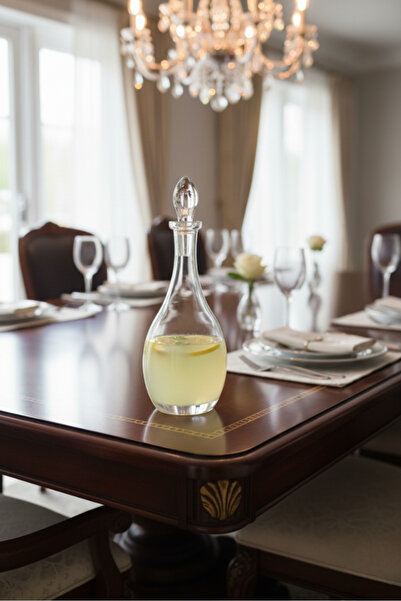 Elista Karaf Şişe Sürahi Cam Kapaklı 1,4 Litre