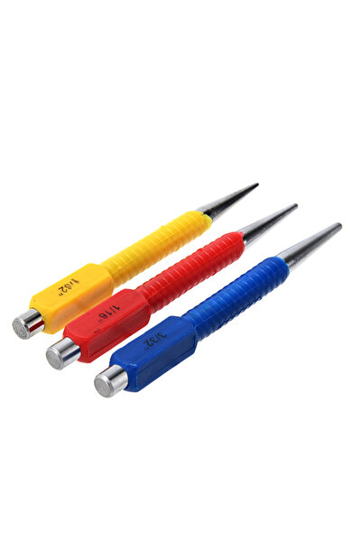 Lawazim Nail Punch Set 3pcs - Precision Nail Setter Tools for Woodworking & DIY