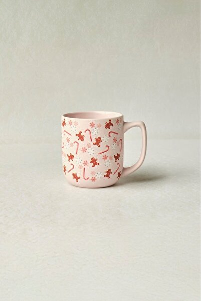 Karaca New Year Yılbaşı Gingerbread Soft Touch Kupa 470 ml