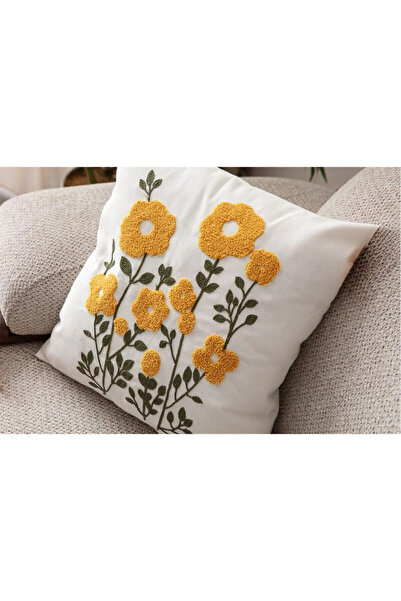 Mai Perla Single Punch (Punch) Embroidered Decorative Design Pillow Case Süzene Embroidered High Quality Punch