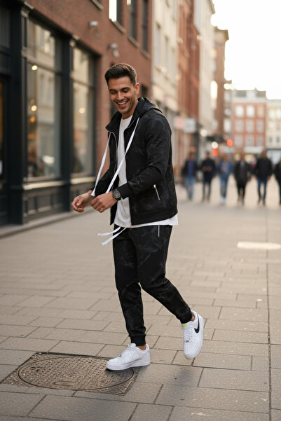 dehaine Men's tracksuit, sweatshirt + pants, Padded, RM35