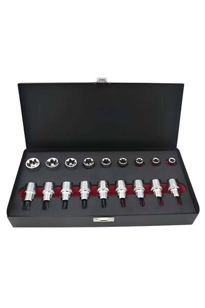 CETA FORM 1/2 Torx Lokma Takımı Metal Kutulu 18 Parça