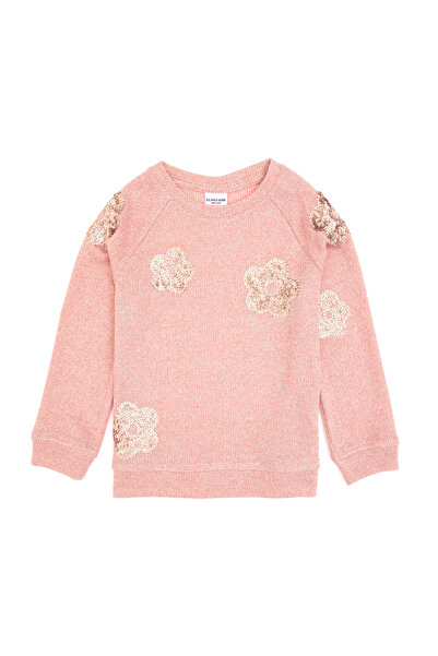 U.S. Polo Assn. Girl's Light Pink Sweatshirt 50314265-Vr078