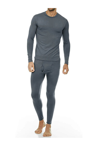 MIXSNOW Men's Ultra Soft Winter Warm Long Set Base Layer Lined Thermal Underwear Set - White, XL