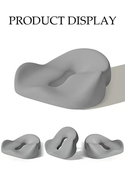 DOMEET Memory Foam Seat Cushion for Long Sitting,Chair Cushion for Sciatica and Lower Back Pain Relief, Com