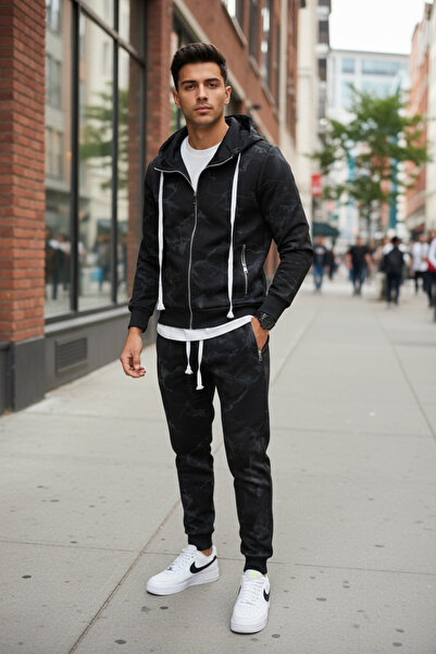 dehaine Men's tracksuit, sweatshirt + pants, Padded, RM35
