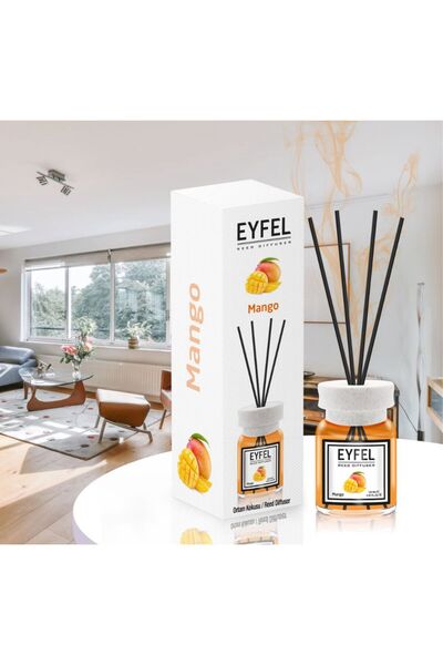 Eyfel room air freshener with sticks 120ml, Mango (Mango)