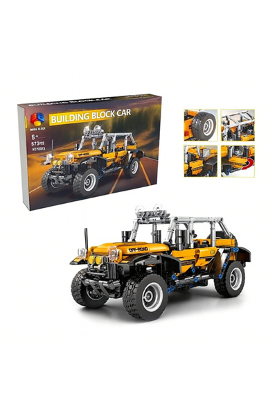 OEM DIY pullback off-road vehicle model – 573 pieces Building Block Car