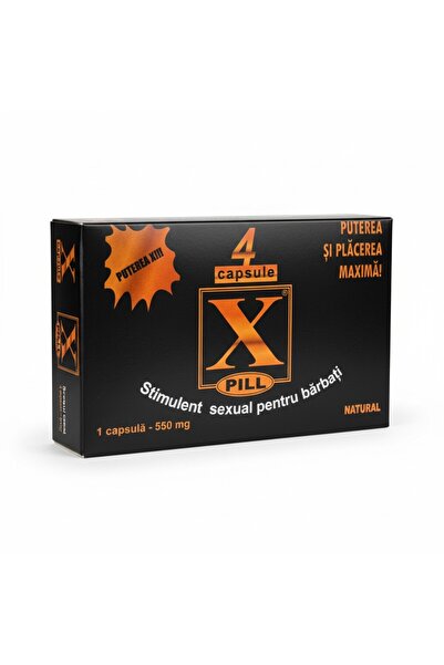 X-pill X-Pill dietary supplement, for erection stimulation, 4 caps