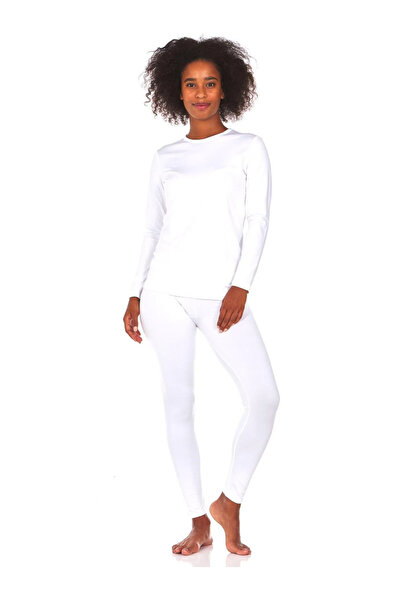 MIXSNOW Long Johns Women's Thermal Underwear With Wool Lining Sleepwear Set for Cold Weather - Gray, XL