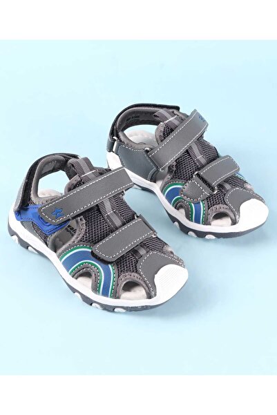Cute Walk by Babyhug Sandals with Velcro Closure - Grey