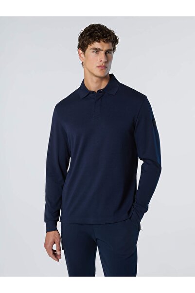 North Sails Uzun Kollu Polo Yaka Pamuk Tişört