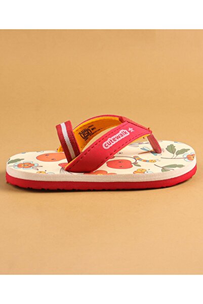 Cute Walk by Babyhug Flip Flops with Back Strap - Beige