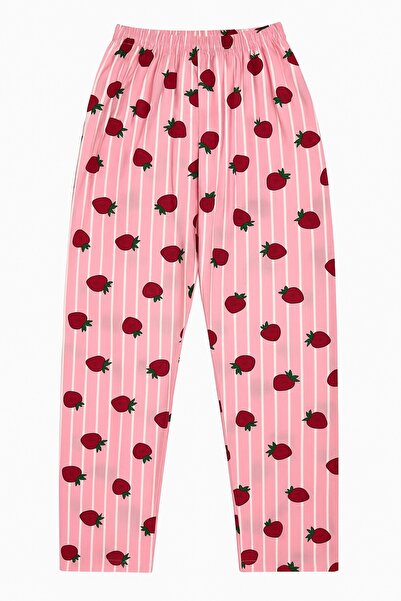 DERENE ملابس نوم نسائية كبيرة الحجم مع جيوب، قطعة سفلية ناعمة ومريحة