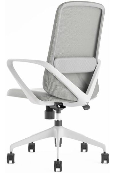 prowork Joey Ergonomic Office Chair, Mesh Back, Adjustable Height, Molded Foam Seat (Grey)