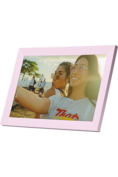 Generic Pixie Smart Digital Photo Frame, 10.1" Touchscreen, WiFi, Full HD, Pink