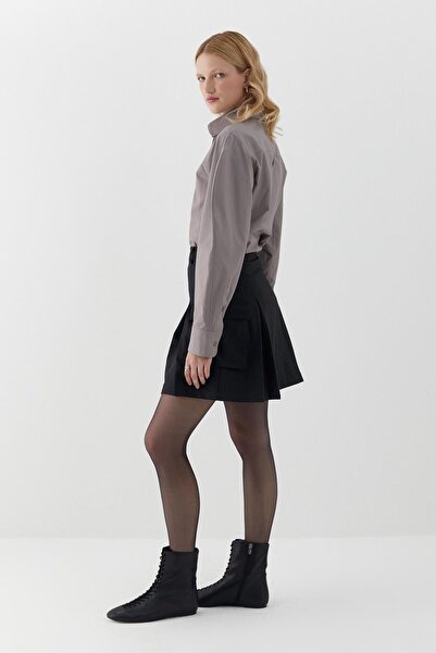 MARKALİSTE Cargo Pocket Mini Skirt Black