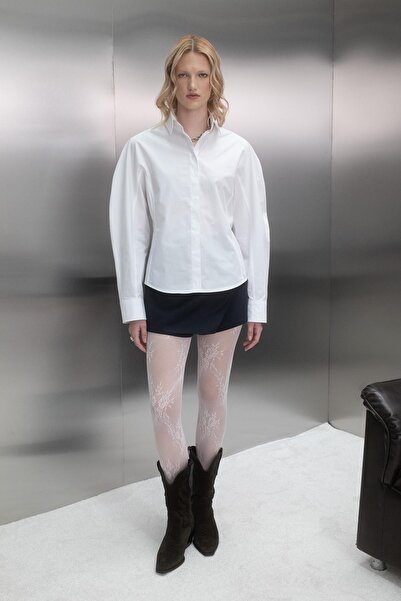 MARKALİSTE Sleeveless Poplin Shirt White