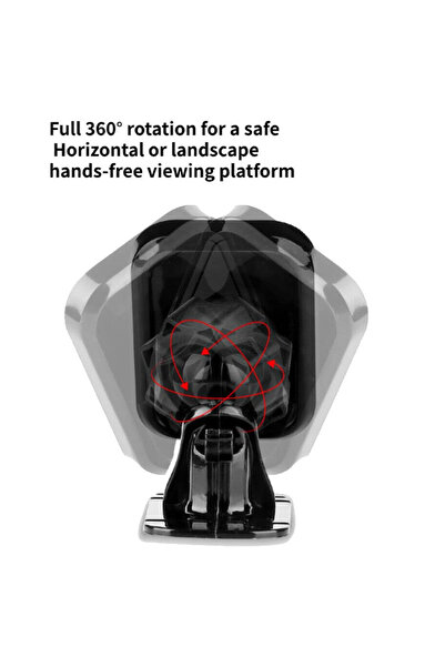 Generic QY-07 Magnetic 360° Rotation Car Phone Mount Dashboard Holder for Universal Phones