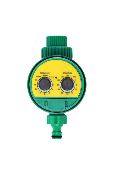 Closeli مؤقت الري التلقائي، وحدة تحكم في ري الحديقة مزودة بمقياسين، ومؤقت خرطوم للنباتات والعشب