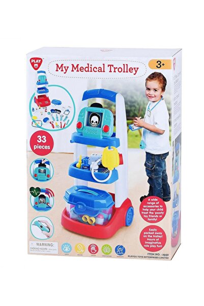 Play Go MY MEDICAL TROLLEY B/O - 33 PCS
