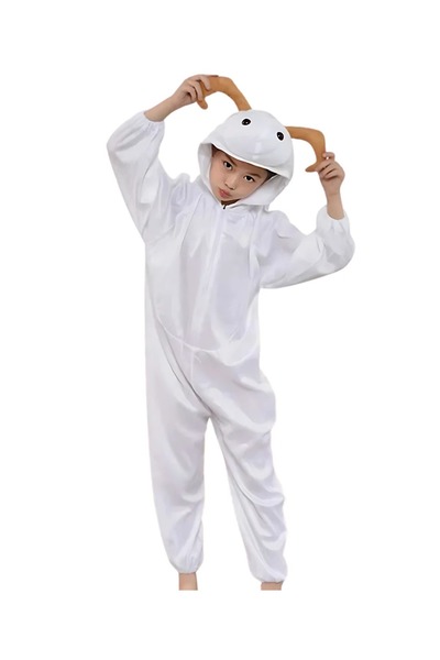 Toybox Sheep Goat Kids Animal Costumes Boys Girls Fancy Dress Outfit Cosplay, Size XL(8-10 Years)