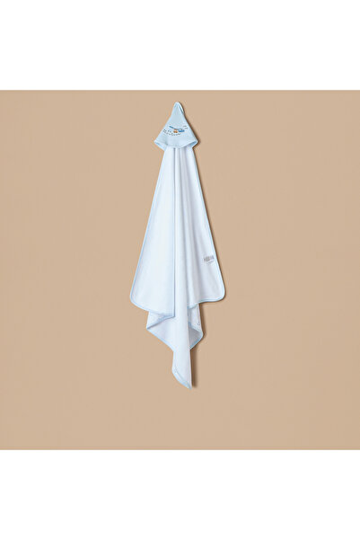 giggles بطانية استقبال مطبوع بغطاء رأس - 80×80 سم