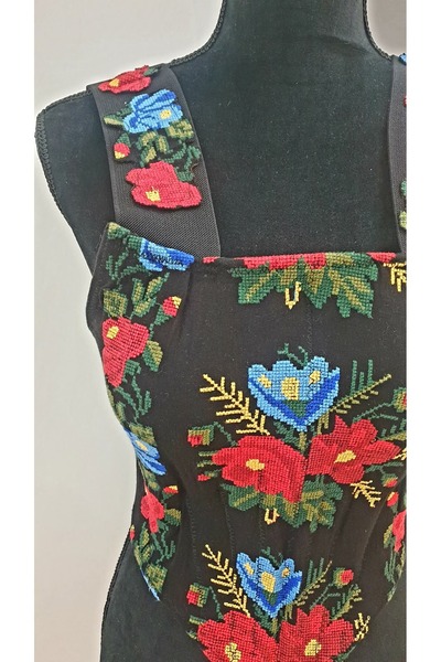 DeVIS Traditional black corset