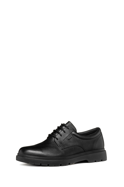 Geox Men's Black U Spherica Ec1 B Abx B - Sm.Le Lace-Up Leather Casual Shoes U46Hnb00043C9999