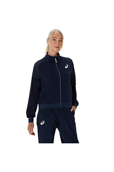 Asics MATCH JACKET Kadın Blue Ceket 2042A364-400