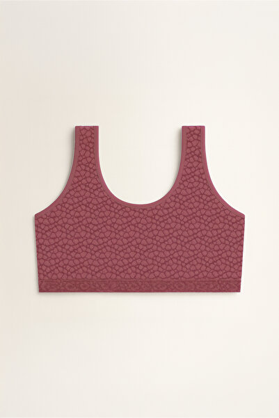 HNX Leopard Lace Thick Strap Women's Bustier