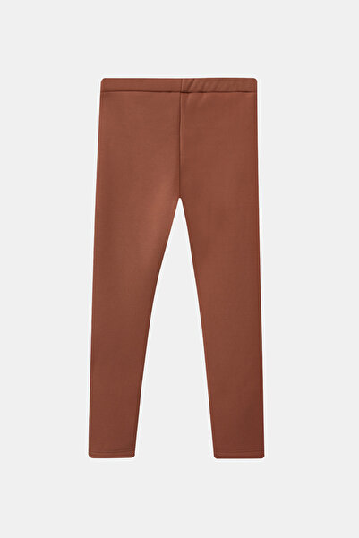 LOVETTI Brown Girl's Plush Extra Thick Winter Leggings