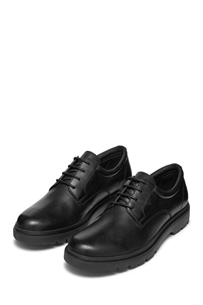 Geox Men's Black U Spherica Ec1 B Abx B - Sm.Le Lace-Up Leather Casual Shoes U46Hnb00043C9999