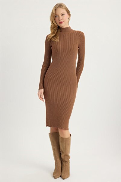 HomeStore Simli Dik Yaka Elbise