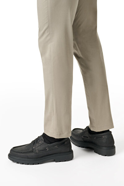 Geox Men's Black U Spherica Ec7 B - Pull up Lea Lace-Up Suede Leather Casual Shoes U56Frb000Ffc9999