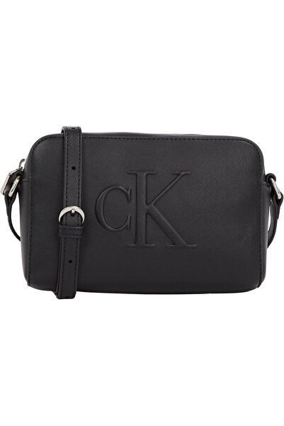 CK Jeans SCULPTED EW CAMERA BAG Crossover For Women Black OS