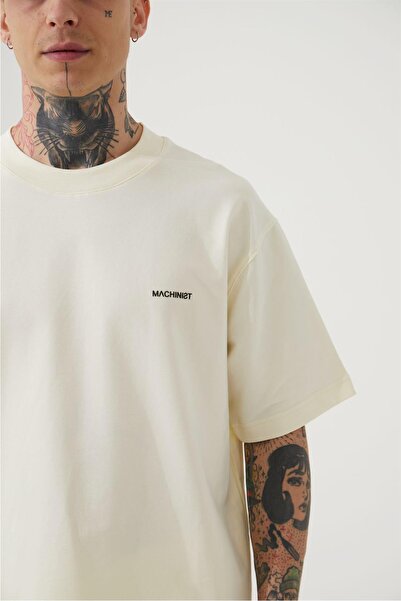 Machinist Men's Relaxed Basic Cotton T-Shirt Cotton White