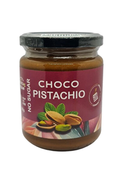 Nutrifood Pistachio Cream (50% Pistachio) with Vegan Chocolate, SUGAR-FREE, 250g
