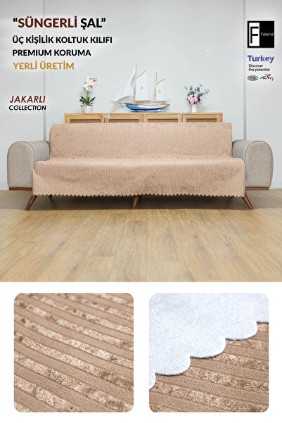 Faiend Non-Slip Base Sponge Velvet Sofa - Sofa Bed Cover Seat Cover