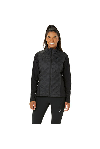 Asics ROAD WINTER JACKET Kadın Siyah Beyaz Ceket 2012D069-001