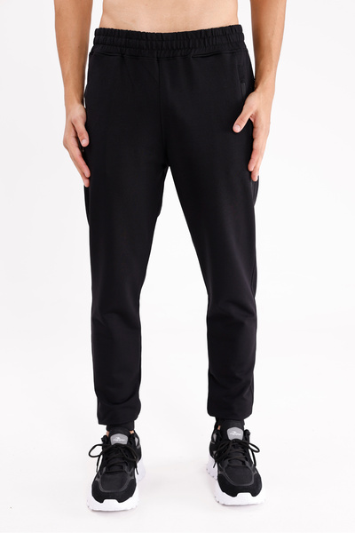 Rowinger Melange Textured Elastic Waist Side Pockets Single Back Pocket Skinn...