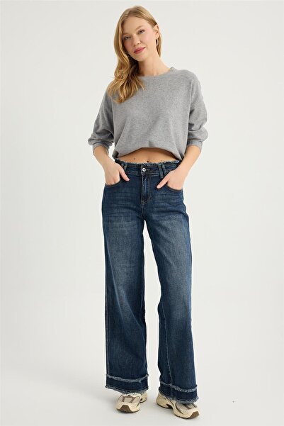 HomeStore Çift Britli Jean Pantolon