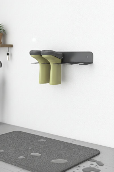 Grandmix Metal Çizme Bot Askılığı Duvara Monte Organizer Çok Amaçlı Ayakkabıl...