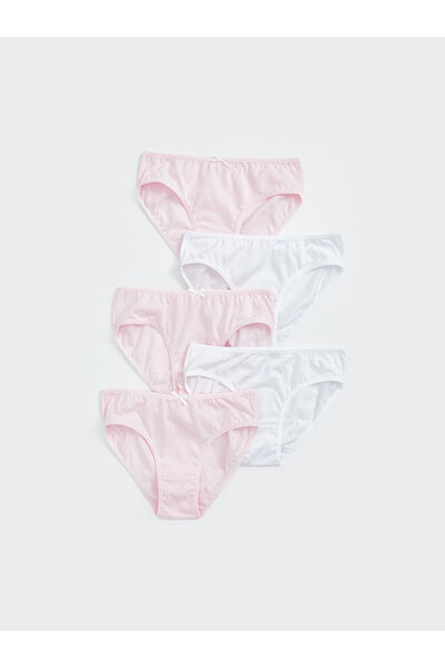 LC Waikiki Pink Basic Girl's Panties 5-Pack