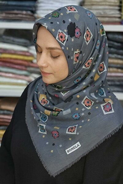 Bonjela FLAMLI KETEN EŞARP TÜLBENT