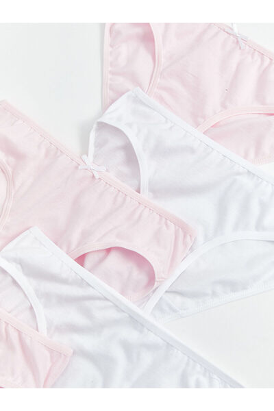 LC Waikiki Pink Basic Girl's Panties 5-Pack