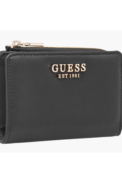 Guess Talent Textured Wallet with Zip Closure