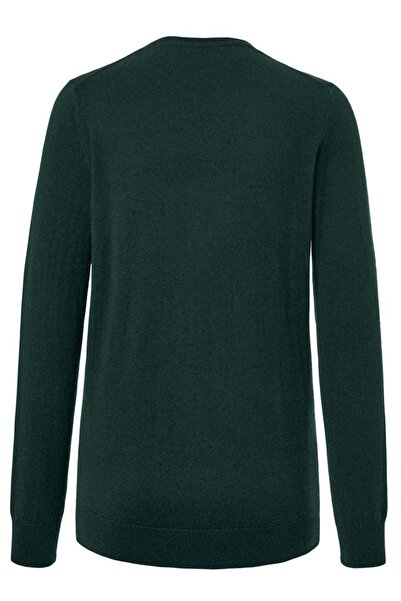 Tchibo Men Round Neck Knitted Sweater, Green